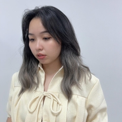 Tóc giả Kẹp U xù Gợn sóng ku17 Nhuộm