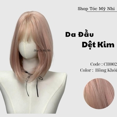 Tóc Giả Nguyên Đầu Dệt Kim Mái Thưa Ngắn Baby CH002
