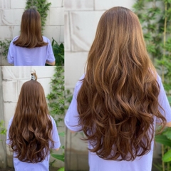 Kẹp U Xoăn Lơi 60cmku02 Tóc giả Phụ nữ Dệt Tiện ích mở rộng