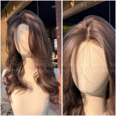 Siêu Da Đầu Lưới T CC20 Xoăn Sóng To Layer 65cm