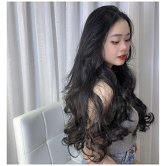 Tóc Kẹp 6 phím Nữ Xoăn Tóc Giả Light Baby 60cm