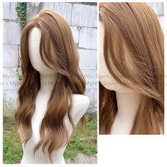 Siêu Da Đầu Lưới U SU03 Tóc Giả Xù Sóng