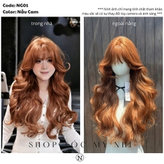 Tóc Giả Dệt Kim Mái Thưa Xoăn Thượng Hải NG01 65cm