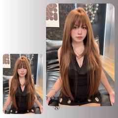 Tóc Giả Dệt Kim Mái Thưa Thẳng Cúp Baby NG04 dài 70cm