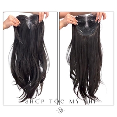 Tóc Mái Phủ Hói Siêu Lưới U Tóc Giả Mái Bay Xoăn Lơi Dài MP05 55cm