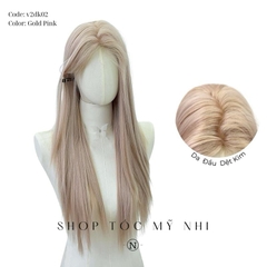 Tóc Giả Dệt Kim Hai Mái Thẳng V2dk02