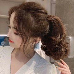 Ngoạm Xoăn Tóc giả Phụ nữ M036 Ngắn