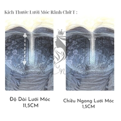 Tóc Giả Mỹ Nhi Da Đầu Lưới T CC22 Xù Sóng dài 60cm