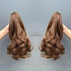 Ngoạm Xoăn Đuôi phồng Tóc giả MN46