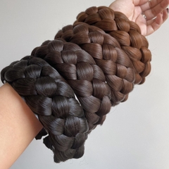 Bờm Tóc Giả Tết Kiểu 03 (3cm / 5cm) Băng Đô Bính