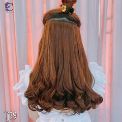 Tóc kẹp  phím xoăn đuôi TJ39 40cm