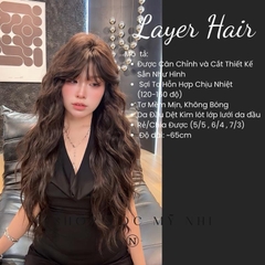 Tóc Giả Nguyên Đầu Dệt Kim Mái Thưa Cúp Xù Baby NG02 60cm