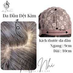 Tóc Giả  Dệt Kim Mái Thưa Cúp Baby CH009 60cm