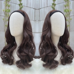 Miếng dán rời băng đô BD020 xoăn Tóc giả Phụ nữ