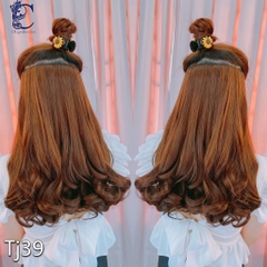 Tóc kẹp  phím xoăn đuôi TJ39 40cm