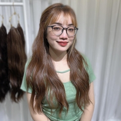 Tóc Kẹp U Xù Sóng Ku07 Phụ nữ Tóc giả Dệt Tiện ích mở rộng