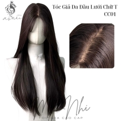 Tóc Giả Dệt Kim Hai Mái Thẳng V2dk02