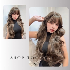 Tóc Giả Dệt Kim Mái Thưa Xoăn Thượng Hải NG01 65cm