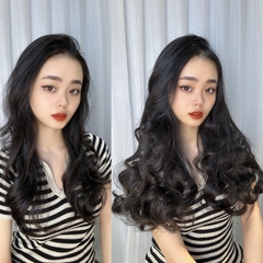 Tóc Giả Kẹp 6 Phím Xoăn 45cm - 60cm Tóc giả Dệt