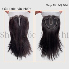 Mái Phủ Hói Siêu Da Đầu Lưới T Mái Bay Tóc Giả MP04 dài 40cm