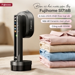 Bàn là hơi nước cầm tay Fujihome SI716B 1200W bình 240ml | Hàng chính hãng