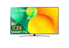 Smart Tivi NanoCell LG 4K 86 inch 86NANO76SQA | Hàng chính hãng