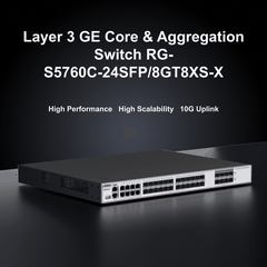 Switch RUIJIE RG-S5760C-24SFP/8GT8XS-X | Hàng chính hãng