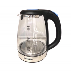 Ấm siêu tốc thủy tinh Kungfu KF1899 1,8L 1500W