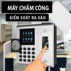 Máy chấm công vân tay K40 | Hàng chính hãng