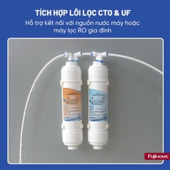 Máy làm đá thương mại kèm lọc nước UF Fujihome IM70C 70kg/ngày | Hàng chính hãng