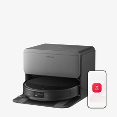 Robot hút bụi lau nhà Roborock Qrevo 2 Pro - Đen – Lực hút 25.000Pa, giặt giẻ bằng khí nóng