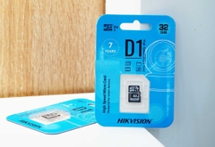 Thẻ nhớ MicroSD 32GB Hikvision màu xanh chuyên dụng camera HS-TF-D1(STD)/32G | Hàng chính hãng