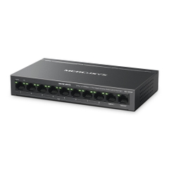 Switch PoE MERCUSYS MS110CP Chính hãng FV (8 port PoE 100Mbps + 2 port Uplinks 1Gbps, công suất 65W)