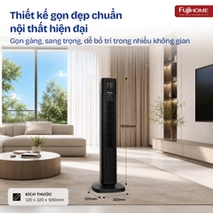 Quạt tháp Fujihome TF-51F 45W điều khiển từ xa | Hàng chính hãng