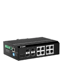 D-Link DIS-F2012PS-E – Switch công nghiệp Layer 2 Gigabit PoE 250m, 240W
