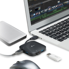 Hub USB 3.0 4 cổng TP-Link UH400 – Cáp gập gọn, cắm là chạy