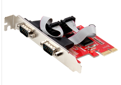 Card PCI-e to 2 cổng Com (RS232) Unitek Y-7504 | Hàng chính hãng