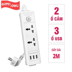 Tổng hợp ổ cắm điện đa năng cao cấp Deli