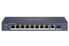 Switch Hi-PoE 10 cổng Gigabit không quản lý HIKVISION DS-3E0510HP-E | Hàng chính hãng
