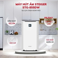 Máy Hút Ẩm Steiger STG-855DW: Giải Pháp Chống Nồm Ẩm Vượt Trội Cho Không Gian Lớn