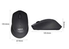 Chuột không dây Logitech M331 ĐEN 910-004914 | Hàng chính hãng
