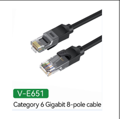 Cáp Patch RJ45 UTP CAT6  3m | Hàng chính hãng