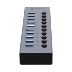 Bộ chia USB HUB ORICO 10 cổng USB 3.0 BT2U3-10AB-GY | Hàng chính hãng
