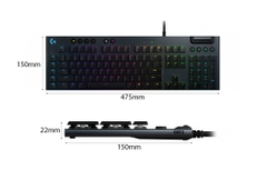 Bàn phím cơ Logitech G813 LIGHTSYNC RGB MECHANICAL CLICKY 920-009098 | Hàng chính hãng