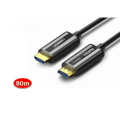 Cáp HDMI 2.0 sợi quang 80m Ugreen 50221 hỗ trợ 4K/60Hz cao cấp | Hàng chính hãng