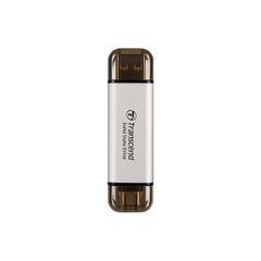 Ổ cứng SSD Box Transcend 1TB USB 10Gbps Type C/A (ESD310C) (SILVER) | Hàng chính hãng