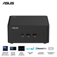 Bộ Mini PC Asus NUC 15 PRO Tall RNUC15CRHU5 (Intel Core Ultra 5 225H | Intel Arc GPU | 2xDDR5-6400 | 2xNVMe,SATA | 2x HDMI 2.1 | 2x Thunderbolt | VESA MOUNT | Black)