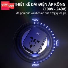 Ổ cắm điện đa năng Deli T766