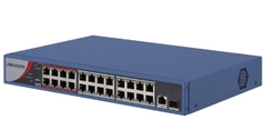 Hikvision Switch mạng 24 cổng PoE 100M, 1 cổng uplink 1000M, 1 cổng SFP độc lập 10/100/1000M , Layer 2 DS-3E0326P-E/M(B) | Hàng chính hãng