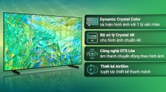Smart Tivi Samsung 4K 55 inch UA55CU8000 [ 55CU8000 ] MỚI 2025 | Hàng chính hãng
